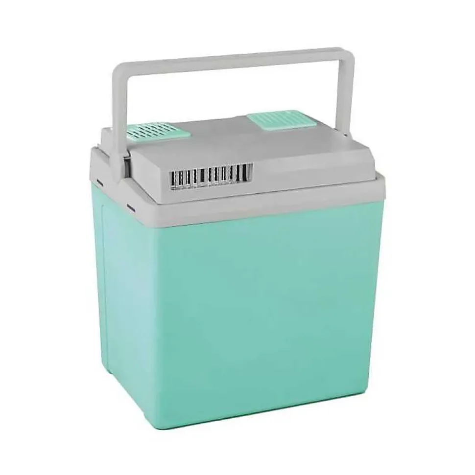 Glacière thermoélectrique INCASA 23 L mint green poignée rabattable