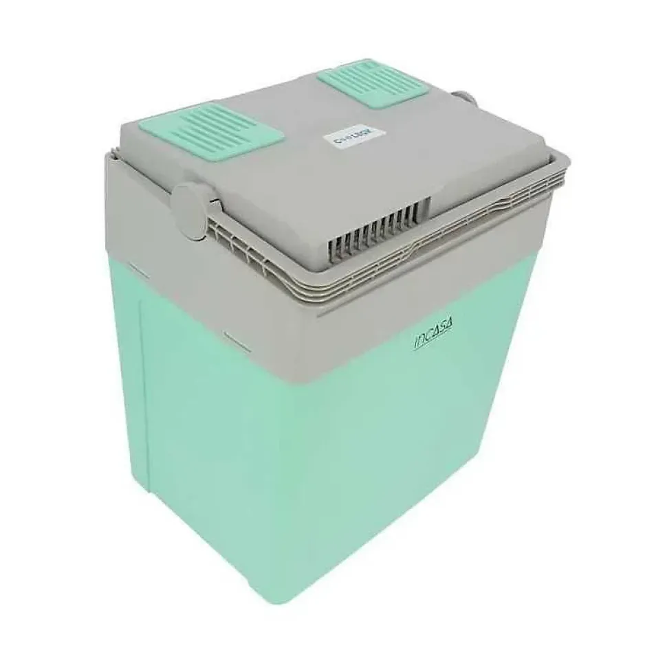 Glacière thermoélectrique INCASA 23 L mint green poignée rabattable
