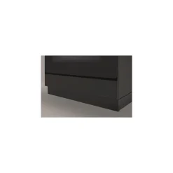 GLEM piano de cuisson 90 cm gaz noir GE960CMBK2
