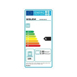 GLEM piano de cuisson gaz 90 cm inox GE960CMIX2