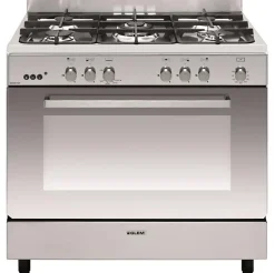 GLEM piano de cuisson gaz 90 cm inox GE960CMIX2