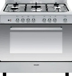 GLEM piano de cuisson mixte 90 cm inox GE960CBIX2