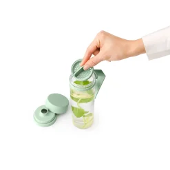 Gourde avec filtre Brabantia Make & Take gris clair 0,5 L