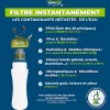 Gourde filtrante ÖKO 650mL Bleue (filtre inclus)