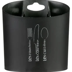 Égouttoir à couverts 3 compartiments Gris - Gris - 5five