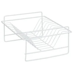 Égouttoir à vaisselle 2 niveaux métal blanc
