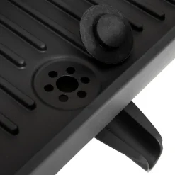 Égouttoir à vaisselle 1 niveau extensible noir