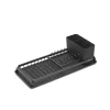 Égouttoir à vaisselle compact en aluminium Brabantia SinkSide anthracite
