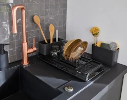 Égouttoir à vaisselle en aluminium Brabantia SinkSide anthracite