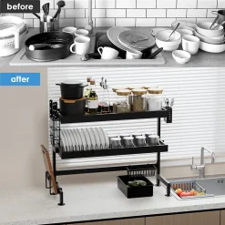 Égouttoir à Vaisselle en INOX, pour Comptoir de Cuisine et Évier -65cm