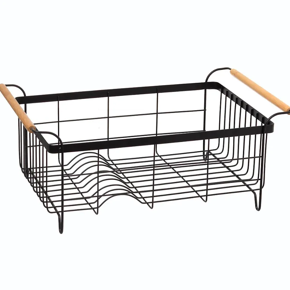 Égouttoir fer avec plateau Noir BlackWood - 5Five