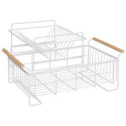 Égouttoir Naturéo en acier 48x29cm - Blanc- 5five