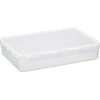 Grande Boite alimentaire hermétique plate 2,3 litres