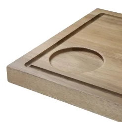Grande planche à steak en bois d'acacia 31x24x2.5 cm - Olympia