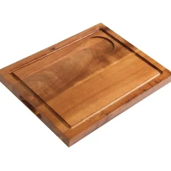 Grande planche à steak en bois d'acacia 31x24x2.5 cm - Olympia
