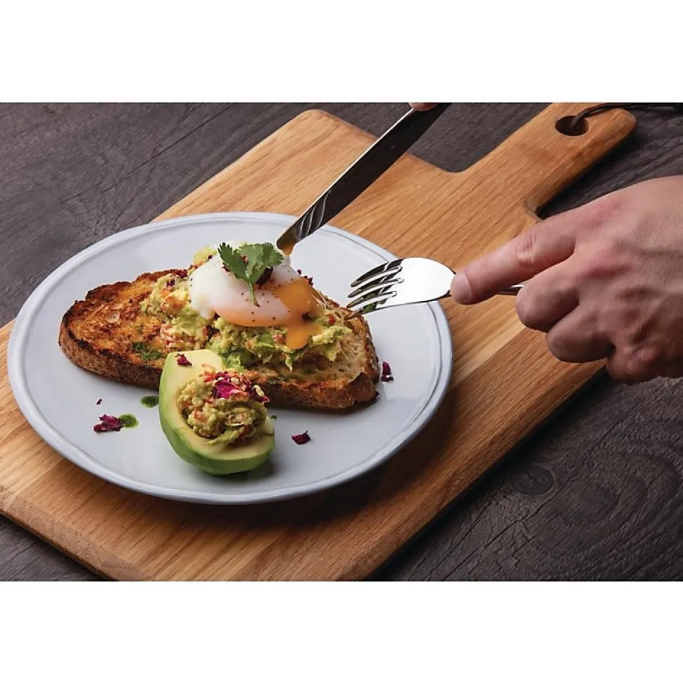 Grande planche carrée en chêne 350 x 260 x 15 mm manche 110 mm - Olympia