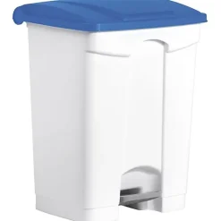 Grande Poubelle à tri à pédale 70 litres pour Sac 240 litres - Bleu