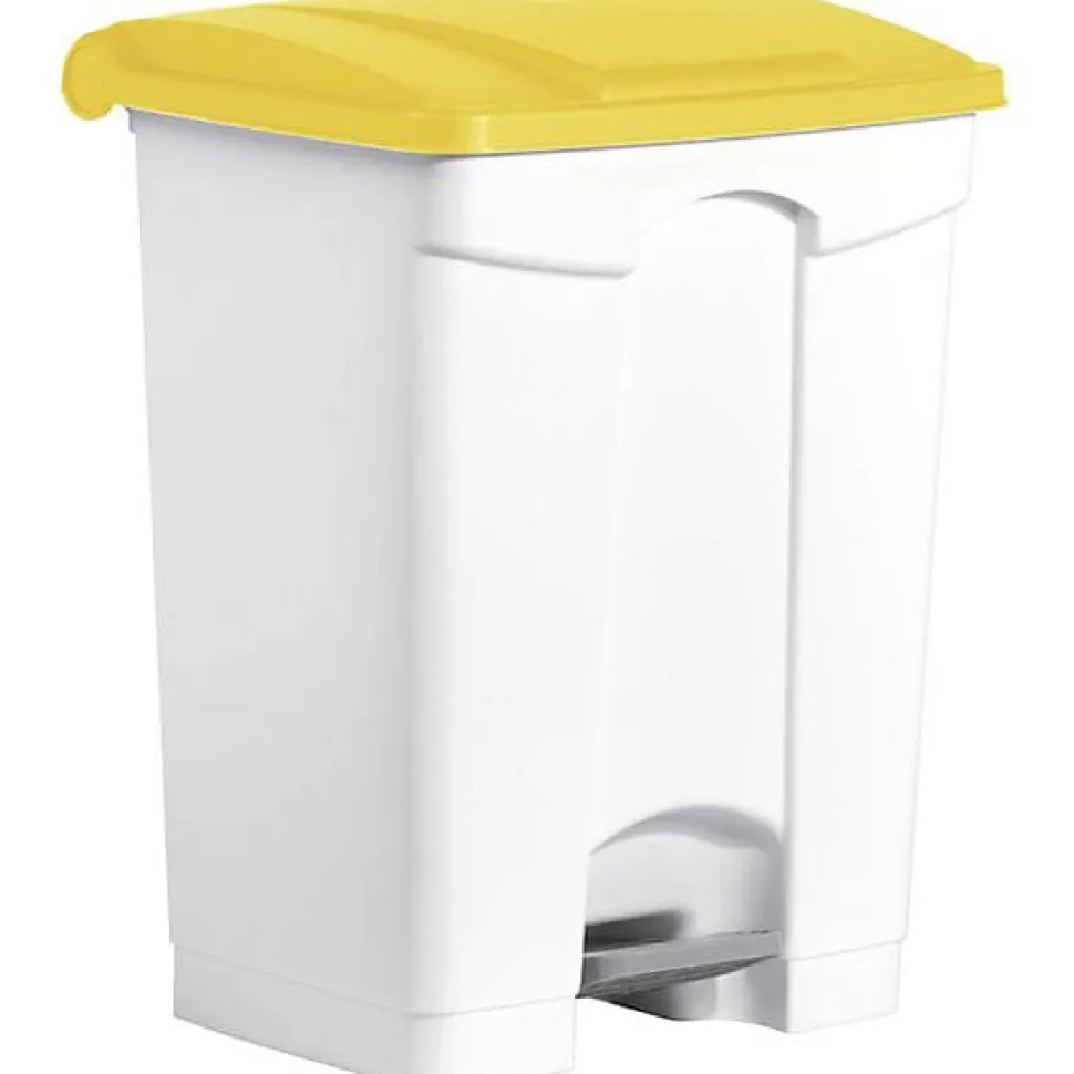 Grande Poubelle à tri à pédale 70 litres pour Sac 240 litres - Jaune