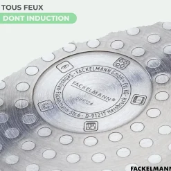 Gril 28 cm aluminium revêtement céramique antiadhésif sans PFAS Fackelmann Brandao