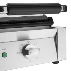 Gril de Contact Double Bistro Plaques Rainurées - Buffalo