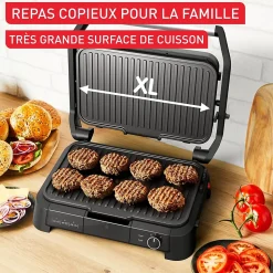 Gril 3-en-1 XL 2000W Surface 800 cm²