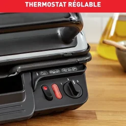 Gril Électrique 2000W Double Position Noir