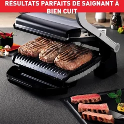 Gril OptiGrill+ Inox 2000W 6 Programmes Auto