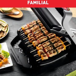 Gril OptiGrill+ Inox 2000W 6 Programmes Auto