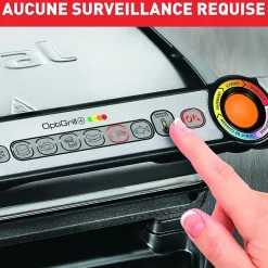 Gril OptiGrill+ Inox 2000W 6 Programmes Auto