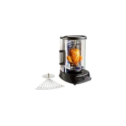 GRIL VERTICAL pour VOLAILLE VIANDE KEBAB Brochettes 1500W LIVOO