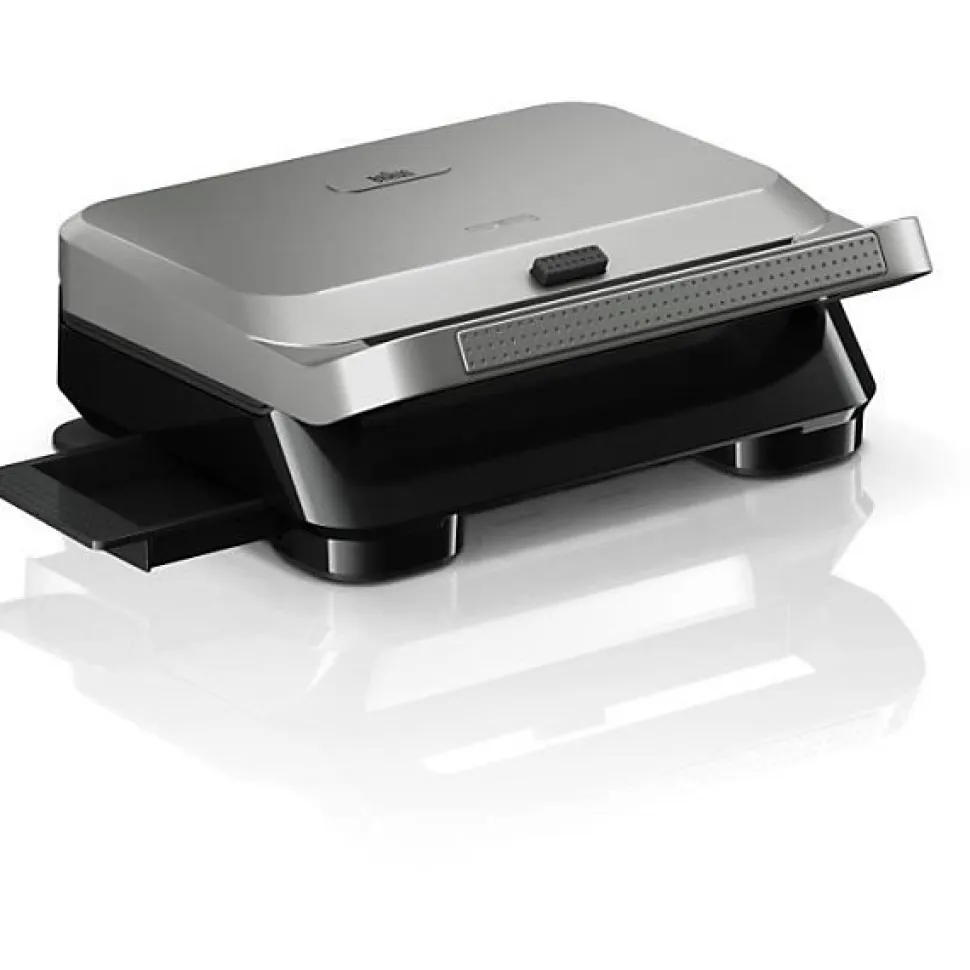 Grill - BRAUN - Sandwich Maker 5 SM5005 - 800 W - Inox / Noir