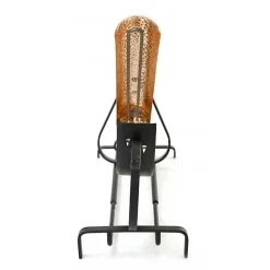 Grill à raclette traditionnel - fer forgé et cuivre