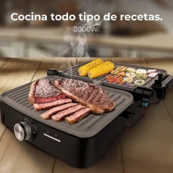 Grill Cecotec 2000W RockStone 180 Noir