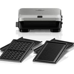 Grill multifonction Braun SnackMaker 5 800 W inox noir plaques amovibles PTFE