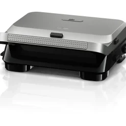 Grill multifonction Braun SnackMaker 5 800 W inox noir plaques amovibles PTFE