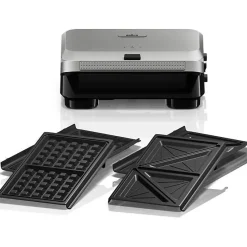 Grill multifonction Braun SnackMaker 5 800 W inox noir plaques amovibles PTFE