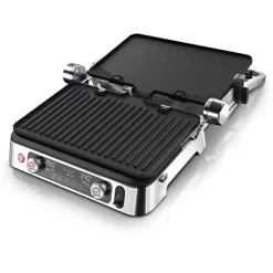 Grill multifonctions - BRAUN - Multi Grill 9 Pro - 2200 W - 3 positions de chauffe - Noir / Acier