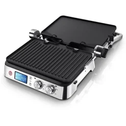 Grill multifonctions - BRAUN - Multi Pro 9 - 2000 W - 3 positions de chauffe - Noir / Acier