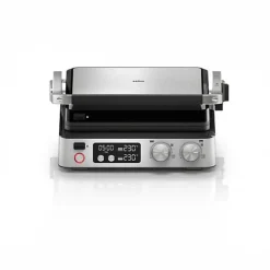 Grill multifonctions - BRAUN - Multi Grill 7 - 2000 W - 3 positions de chauffe - Noir/Acier
