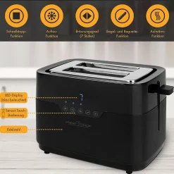 Grill pain avec écran tactile Proficook PC-TA1244