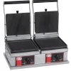 Grill Panini Double - Petit modèle - 4 plaques Rainurées - Sofraca