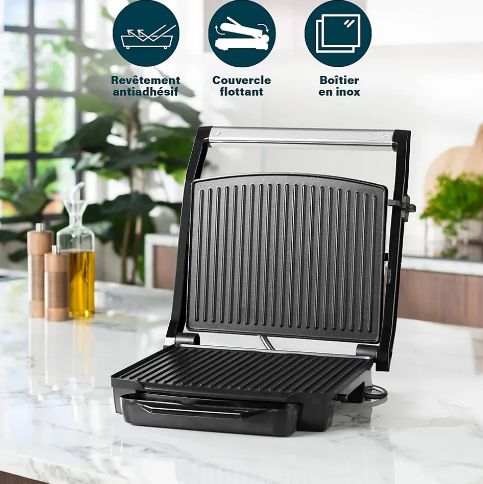 Grill Princess 2000W Plaques Fixes Noir