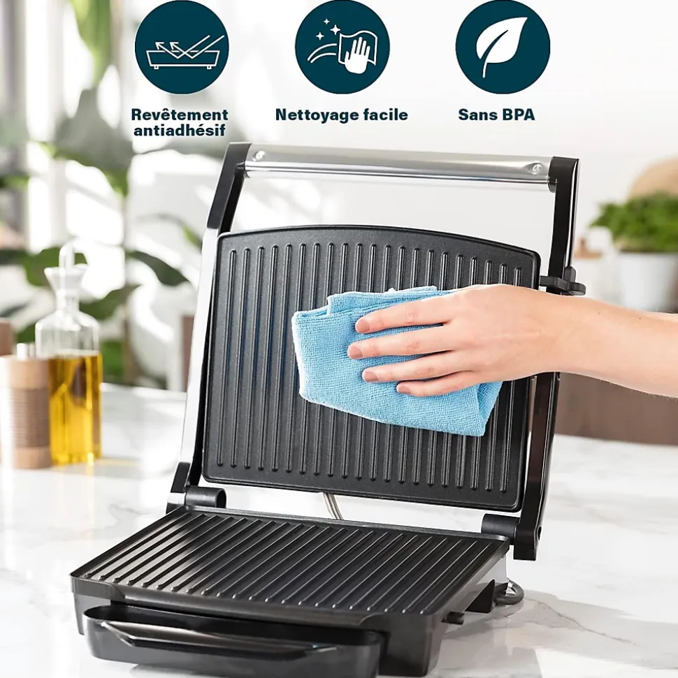 Grill Princess 2000W Plaques Fixes Noir