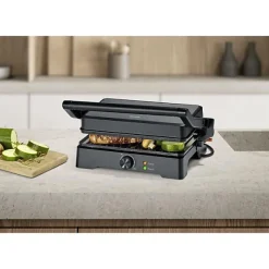 Grill SEVERIN - KG2391 - Surface de cuisson 28x17cm - Ouverture 180C - 1800W