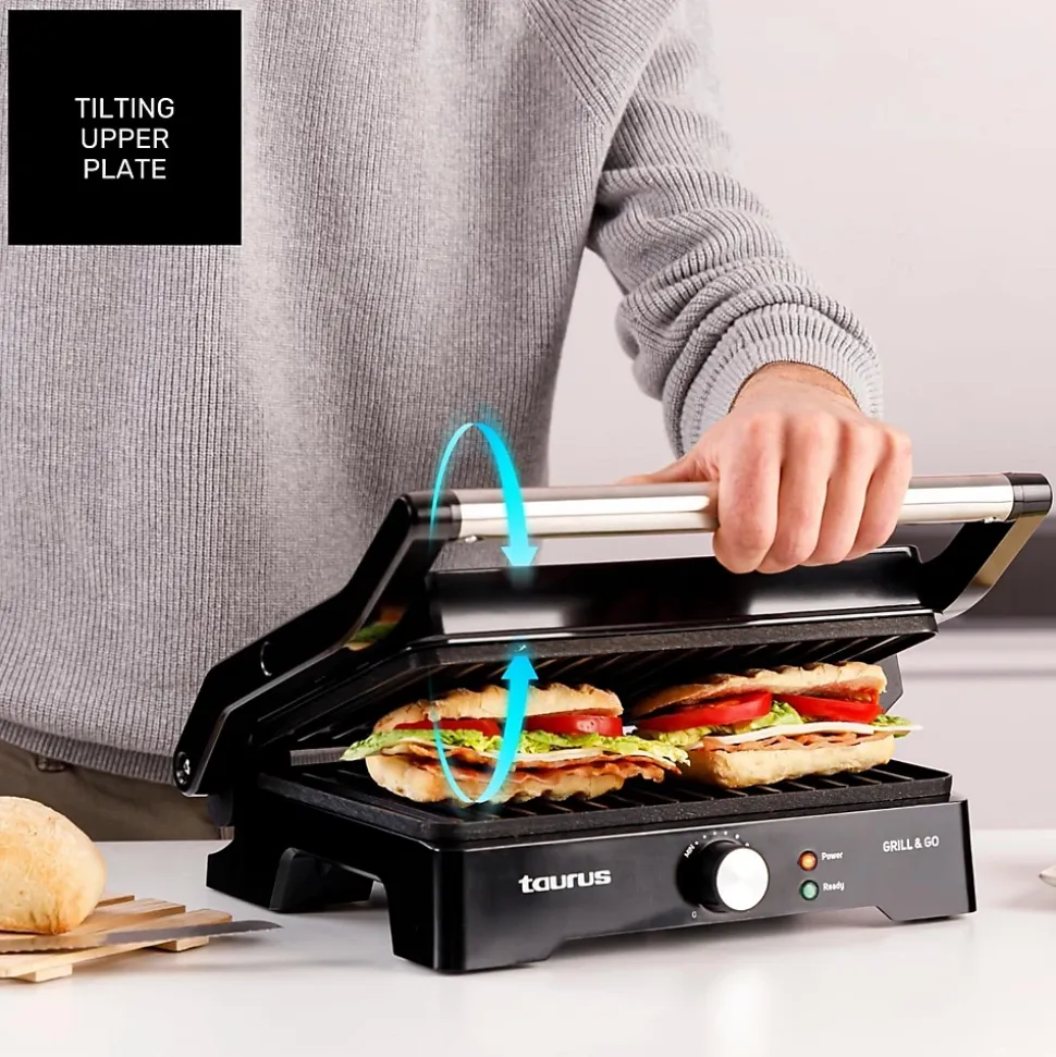 Grill TAURUS 1500W Plaques Carrées 180