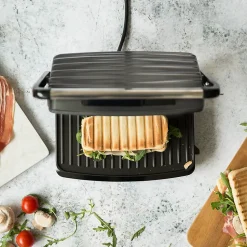 Grill viandes et panini 750w gris/noir - doc232g - livoo DOC232G