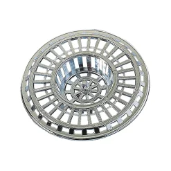 Grille anti-déchets chromée 60mm Wirquin