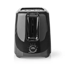 Grille pain 2 Emplacements Thermostat réglable Noir NEDIS