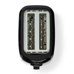 Grille pain 2 Emplacements Thermostat réglable Noir NEDIS