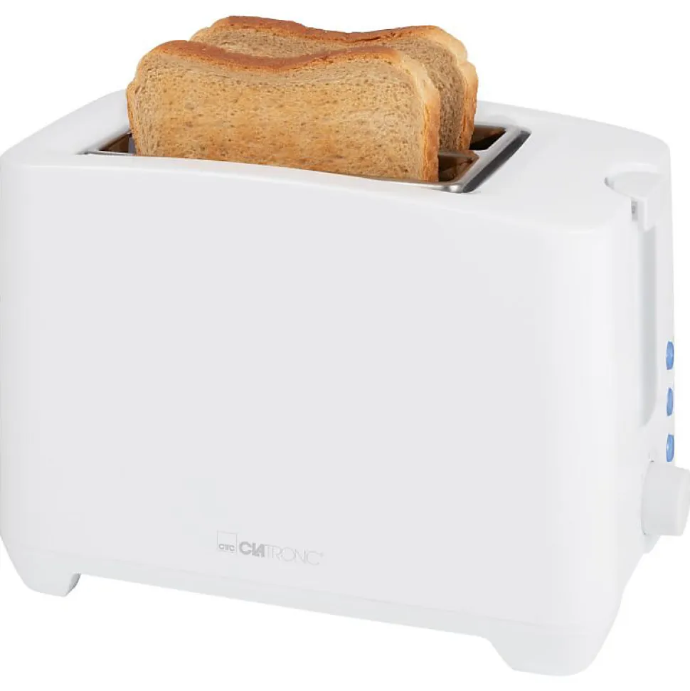 Grille pain 2 fentes Blanc Clatronic TA3801-Blanc